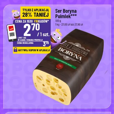 Ser Boryna Polmlek promocja w POLOmarket