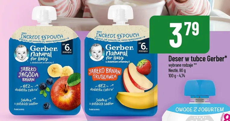 Deser w tubce wybrane rodzaje promocja w POLOmarket