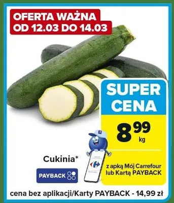 Cukinia promocja w Carrefour Express