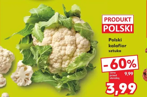 Kalafior polski promocja w Kaufland