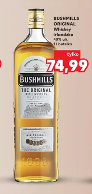 Whiskey irlandzka Bushmills Original promocja w Kaufland