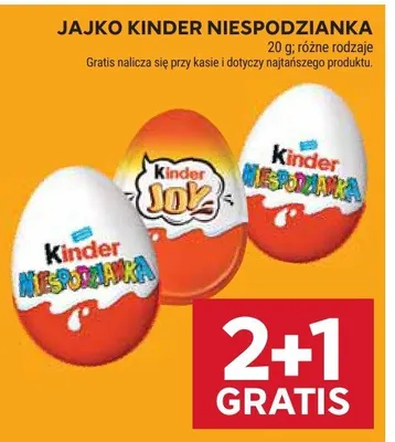 Jajko niespodzianka promocja w Stokrotka