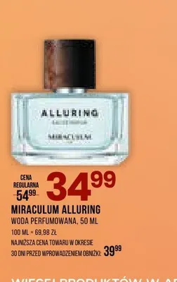 Woda perfumowana Miraculum Alluring promocja w Drogerie Natura