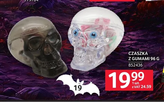 Czaszka z gumami promocja w Selgros