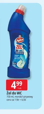 Żel do WC morski Syphon promocja w Leclerc