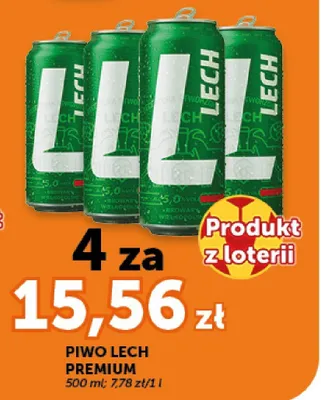 Piwo Lech Premium promocja w Euro Sklep