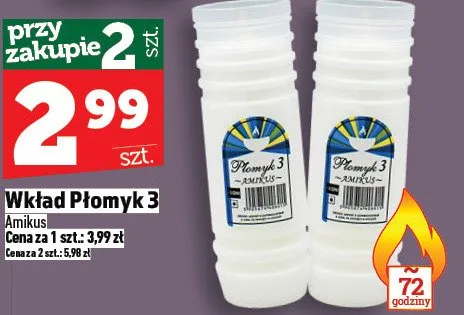 Wkład Płomyk 3 promocja w TOPAZ