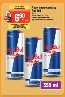 Napój energetyzujący Red Bull promocja w POLOmarket