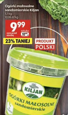 Ogórki małosolne sandomierskie promocja w Delikatesy Centrum