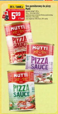 Sos pomidorowy do pizzy Mutti Classic promocja w POLOmarket