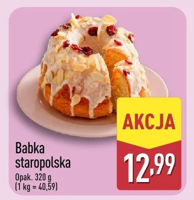 Babka staropolska promocja w Aldi