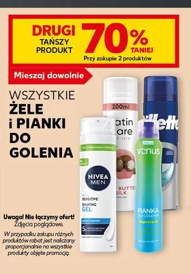 Żel do golenia Sensitive Nivea Men promocja w Kaufland