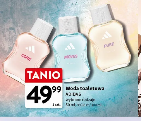 Woda toaletowa Adidas Core promocja w Intermarche