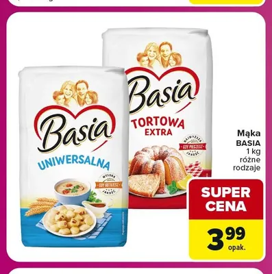 Mąka Basia uniwersalna promocja w Carrefour Market