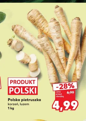 Polska pietruszka korzeń promocja w Kaufland