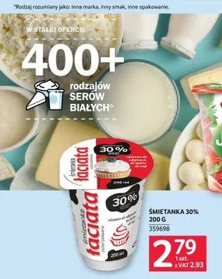Śmietanka 30% Łaciate promocja w Selgros