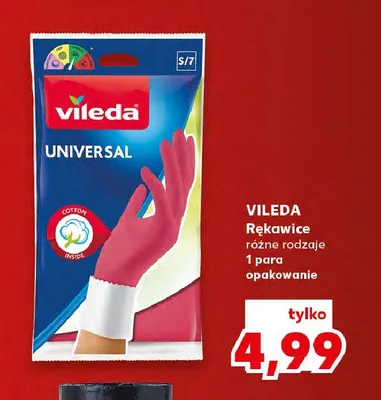 Rękawice Universal Vileda promocja w Kaufland