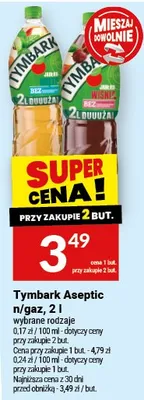 Tymbark Aseptic n/gaz promocja w Twój Market