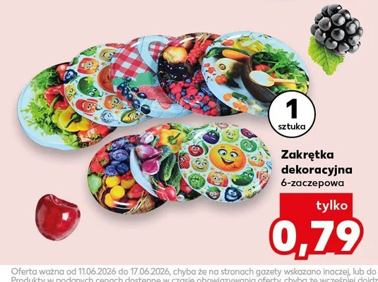 Zakrętka dekoracyjna 6-zaczepowa promocja w Kaufland