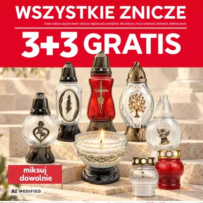 Znicze promocja w Stokrotka