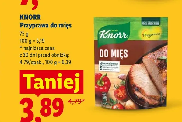 Przyprawa do mięs Knorr promocja w Lidl