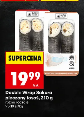 Double Wrap Sakura pieczony łosoś promocja w Biedronka