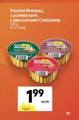 Pasztet z pieczarkami Codzienny promocja w Delikatesy Centrum