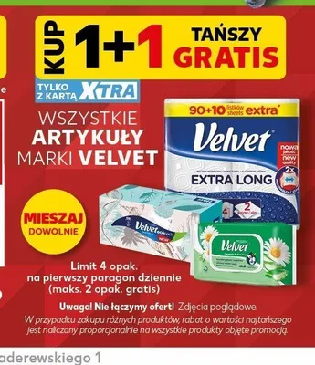 Papier toaletowy Velvet ecoRoll promocja w Kaufland