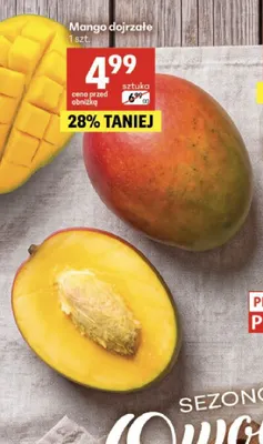 Mango dojrzałe promocja w Delikatesy Centrum