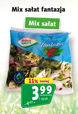 Mix sałat Fantazja Prima Natura promocja w Prim Market