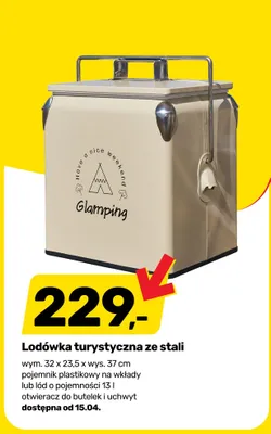 Lodówka turystyczna ze stali promocja w Bricomarche