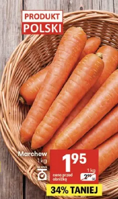 Marchew promocja w Delikatesy Centrum
