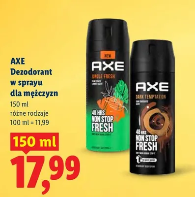 Dezodorant w sprayu dla mężczyzn promocja w Lidl