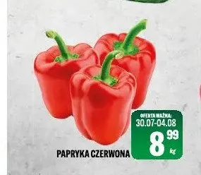 Papryka czerwona promocja w Tomi Markt