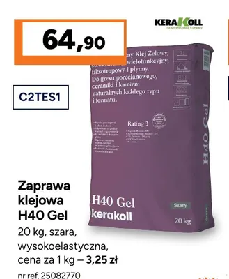 Zaprawa klejowa H40 Gel Kerakoll promocja w Bricoman