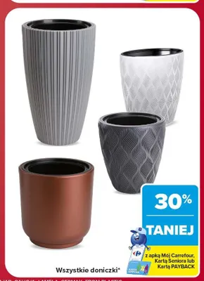 Doniczki promocja w Carrefour