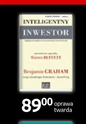 Książka Inteligentny inwestor Benjamin Graham promocja w Empik