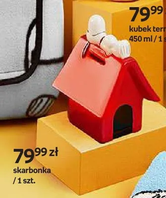 Skarbonka Snoopy promocja w Empik