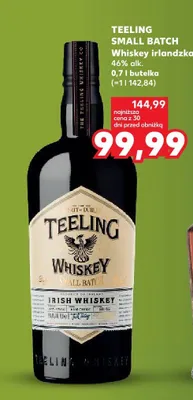 Whiskey irlandzka Teeling Small Batch promocja w Kaufland