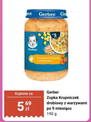 Zupka krupniczek drobiowy z warzywami po 9 miesiącu promocja w Biedronka