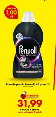 Płyn do prania Perwoll 40 prań promocja w Biedronka