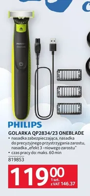 Golarka Philips QP2834/23 OneBlade promocja w Selgros