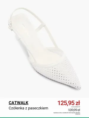 Czółenka z paseczkiem Catwalk promocja w Deichmann