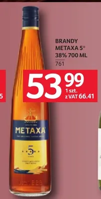 Brandy Metaxa 5* promocja w Selgros
