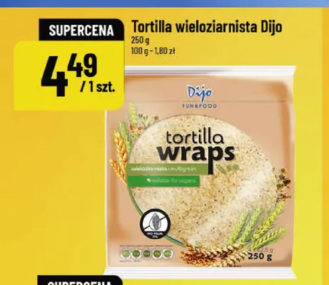 Tortilla wieloziarnista Dijo promocja w POLOmarket