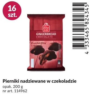 Pierniki nadziewane w czekoladzie promocja w Makro
