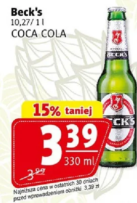 Piwo Beck's promocja w Prim Market