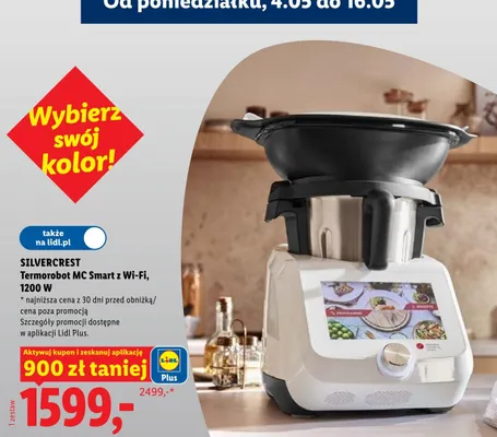Termorobot SilverCrest MC Smart z Wi-Fi 1200W promocja w Lidl