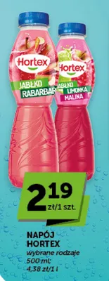 Napój Hortex jabłko limonka malina promocja w Groszek