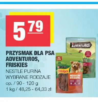 Przysmak dla psa Adventuros promocja w SPAR